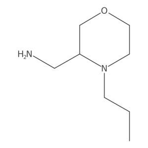 [(3R)-4-propylmorpholin-3-yl]methanamine结构式