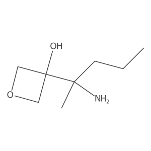 3-(2-Aminopentan-2-yl)oxetan-3-ol结构式