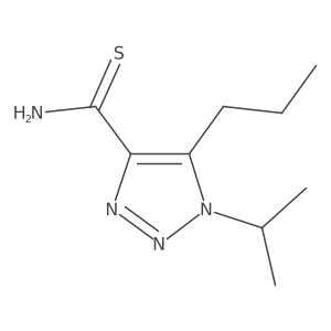 1-(propan-2-yl)-5-propyl-1H-1,2,3-triazole-4-carbothioamide Structure
