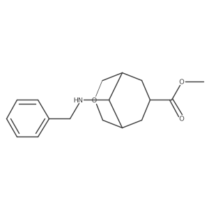 Methyl (7r,9r)-9-(benzylamino)-3-oxabicyclo[3.3.1]nonane-7-carboxylate Structure