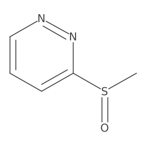 3-(Methylsulfinyl)pyridazine Structure