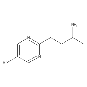 (2R)-4-(5-bromopyrimidin-2-yl)butan-2-amine Structure