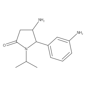 4-Amino-5-(3-aminophenyl)-1-(propan-2-yl)pyrrolidin-2-one Structure