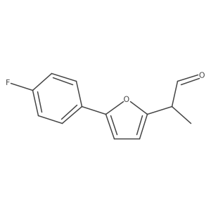 2-[5-(4-Fluorophenyl)furan-2-yl]propanal结构式