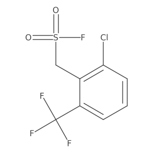 [2-Chloro-6-(trifluoromethyl)phenyl]methanesulfonyl fluoride结构式