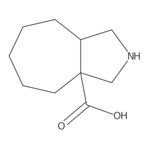 Decahydrocyclohepta[c]pyrrole-3a-carboxylic acid Structure