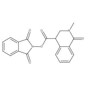 1,3-dioxo-2,3-dihydro-1H-isoindol-2-yl 2-methyl-1-oxo-1,2,3,4-tetrahydroisoquinoline-4-carboxylate Structure