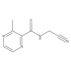 N-(Cyanomethyl)-3-methylpyrazine-2-carboxamide结构式