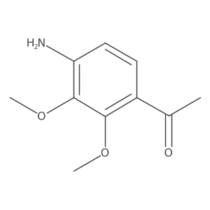 1-(4-Amino-2,3-dimethoxyphenyl)ethanone结构式