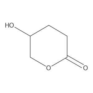 (S)-5-Hydroxytetrahydro-2H-pyran-2-one Structure