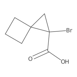 1-Bromospiro[2.3]hexane-1-carboxylicacid结构式