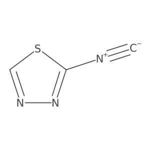 2-Isocyano-1,3,4-thiadiazole结构式