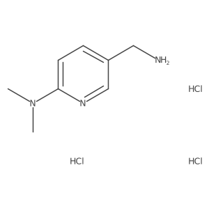 5-(Aminomethyl)-N,N-dimethylpyridin-2-amine 3hcl Structure