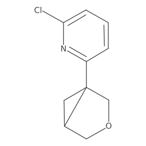 2-((1S,5R)-3-Oxabicyclo[3.1.0]hexan-1-yl)-6-chloropyridine结构式