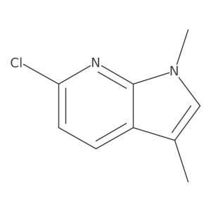6-chloro-1,3-dimethyl-1H-Pyrrolo[2,3-b]pyridine Structure