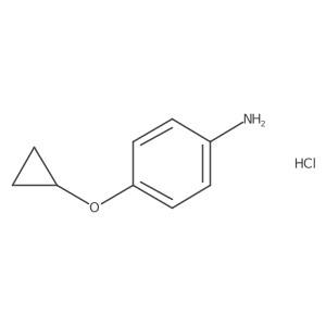 4-Cyclopropoxyaniline hydrochloride结构式