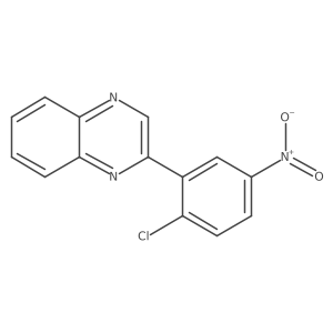 2-(2-Chloro-5-nitro-phenyl)-quinoxaline结构式