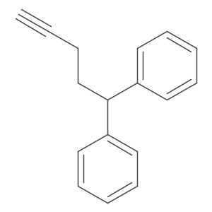 (1-Phenylpent-4-yn-1-yl)benzene Structure