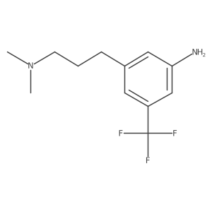 3-[3-(Dimethylamino)propyl]-5-(trifluoromethyl)aniline Structure