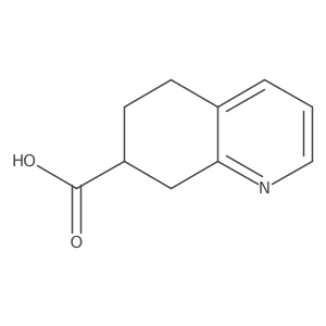 5,6,7,8-Tetrahydroquinoline-7-carboxylic acid结构式