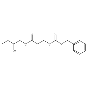 Benzyl [2-(2-hydroxybutylcarbamoyl)ethyl]carbamate结构式