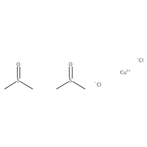 (SP-4-1)-Dichlorobis[1,1a(2)-(sulfinyl-kappaO)bis[methane-d3]]copper结构式