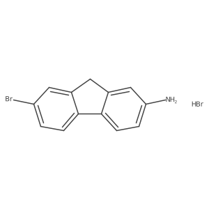 7-Bromo-9H-fluoren-2-amine hydrobromide结构式