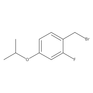 1-(Bromomethyl)-2-fluoro-4-(1-methylethoxy)benzene Structure