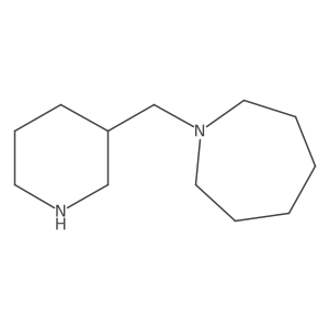 1-(Piperidin-3-ylmethyl)azepane Structure