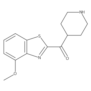 (4-Methoxy-benzothiazol-2-yl)-piperidin-4-yl-methanone Structure
