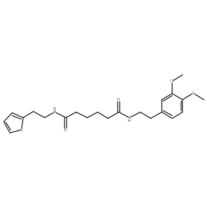 N1-[2-(3,4-Dimethoxyphenyl)ethyl]-N6-[2-(2-thienyl)ethyl]hexanediamide Structure