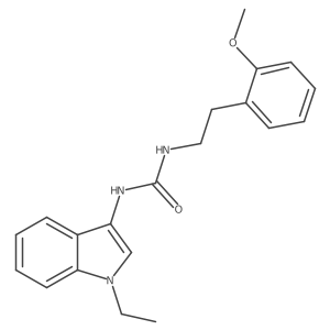 1-(1-ethyl-1H-indol-3-yl)-3-(2-methoxyphenethyl)urea Structure