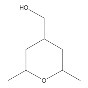 [(2R,4R,6S)-2,6-dimethyloxan-4-yl]methanol结构式