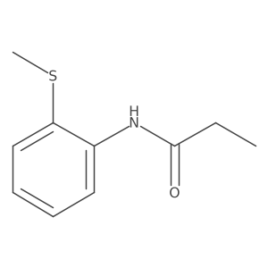 N-[2-(methylsulfanyl)phenyl]propanamide Structure