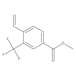 Benzoic acid, 4-ethenyl-3-(trifluoromethyl)-, methyl ester Structure