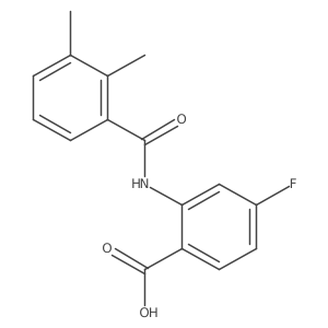 2-[(2,3-Dimethylbenzoyl)amino]-4-fluorobenzoic acid结构式