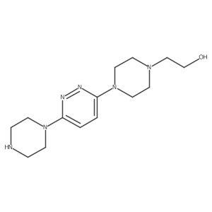 OCCN1CCN(c2ccc(N3CCNCC3)nn2)CC1结构式