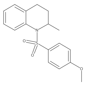 1-(4-Methoxybenzenesulfonyl)-2-methyl-1,2,3,4-tetrahydroquinoline结构式