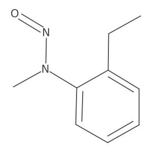 2-Ethyl-N-methyl-N-nitrosobenzenamine Structure