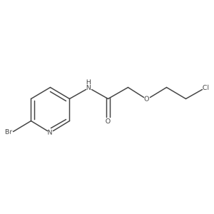 N-(6-Bromo-3-pyridinyl)-2-(2-chloroethoxy)acetamide Structure