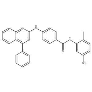 N-(5-amino-2-methylphenyl)-4-[(4-phenylquinazolin-2-yl)amino]benzamide结构式