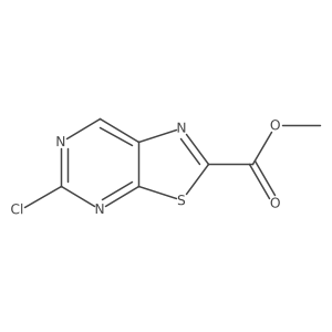Methyl 5-chlorothiazolo[5,4-d]pyrimidine-2-carboxylate结构式