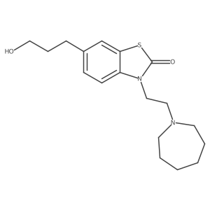 3-(2-(azepan-1-yl)ethyl)-6-(3-hydroxypropyl)benzo[d]thiazol-2(3H)-one结构式