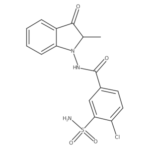 4-Chloro-N-(2-methyl-3-oxoindolin-1-yl)-3-sulfamoylbenzamide Structure
