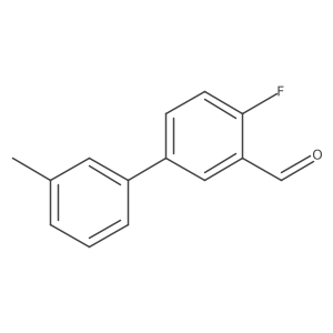 4-Fluoro-3'-methyl-[1,1'-biphenyl]-3-carbaldehyde结构式