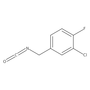 2-Chloro-1-fluoro-4-(isocyanatomethyl)benzene Structure