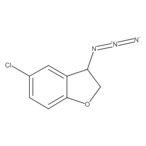 3-Azido-5-chloro-2,3-dihydrobenzofuran Structure