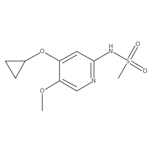 N-(4-Cyclopropoxy-5-methoxypyridin-2-YL)methanesulfonamide Structure