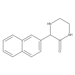 3-Naphthalen-2-YL-piperazin-2-one Structure