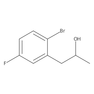 1-(2-Bromo-5-fluorophenyl)propan-2-ol结构式